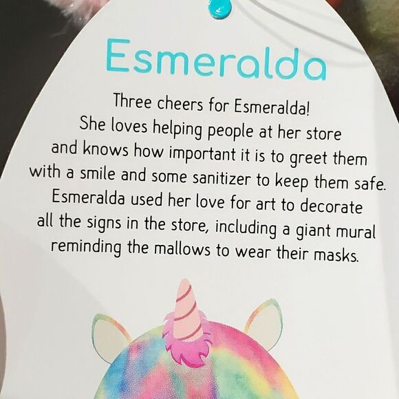 5" Squishmallow Esmeralda the heroes pig - Picture 2 of 4